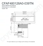 CFAF480128A0039TN Mechanical Drawing CFAF480128A0039TN Mechanical Drawing