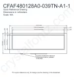 CFAF480128A0039TNA11 Mechanical Drawing CFAF480128A0039TNA11 Mechanical Drawing