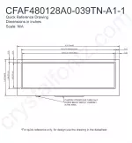 CFAF480128A0039TNA11 Mechanical Drawing CFAF480128A0039TNA11 Mechanical Drawing