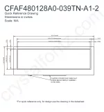 CFAF480128A0039TNA12 Mechanical Drawing CFAF480128A0039TNA12 Mechanical Drawing