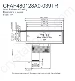CFAF480128A0039TR Mechanical Drawing CFAF480128A0039TR Mechanical Drawing