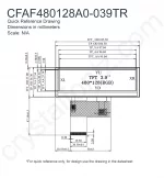 CFAF480128A0039TR Mechanical Drawing CFAF480128A0039TR Mechanical Drawing