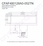 CFAF480128A0052TN Mechanical Drawing CFAF480128A0052TN Mechanical Drawing