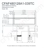 CFAF480128A1039TC Mechanical Drawing CFAF480128A1039TC Mechanical Drawing