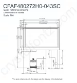 CFAF480272H0043SC Mechanical Drawing CFAF480272H0043SC Mechanical Drawing