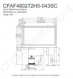 CFAF480272H0043SC Mechanical Drawing CFAF480272H0043SC Mechanical Drawing
