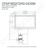 CFAF480272H0043SN Mechanical Drawing CFAF480272H0043SN Mechanical Drawing