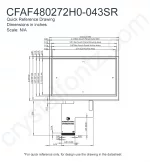 CFAF480272H0043SR Mechanical Drawing CFAF480272H0043SR Mechanical Drawing