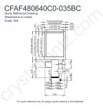 CFAF480640C0035BC Mechanical Drawing CFAF480640C0035BC Mechanical Drawing