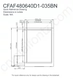CFAF480640D1035BN Mechanical Drawing CFAF480640D1035BN Mechanical Drawing
