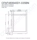 CFAF480640D1035BN Mechanical Drawing CFAF480640D1035BN Mechanical Drawing