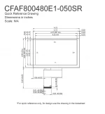 CFAF800480E1050SR Mechanical Drawing CFAF800480E1050SR Mechanical Drawing
