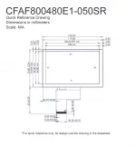 CFAF800480E1050SR Mechanical Drawing CFAF800480E1050SR Mechanical Drawing