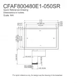 CFAF800480E1050SR Mechanical Drawing CFAF800480E1050SR Mechanical Drawing