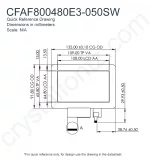 CFAF800480E3050SW Mechanical Drawing CFAF800480E3050SW Mechanical Drawing