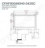 CFAF800480H0043SC Mechanical Drawing CFAF800480H0043SC Mechanical Drawing