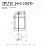 CFAF80160A00096TN Mechanical Drawing CFAF80160A00096TN Mechanical Drawing
