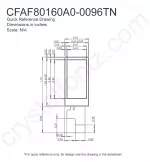 CFAF80160A00096TN Mechanical Drawing CFAF80160A00096TN Mechanical Drawing