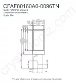 CFAF80160A00096TN Mechanical Drawing CFAF80160A00096TN Mechanical Drawing