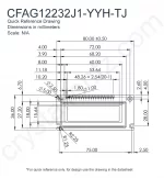 CFAG12232J1YYHTJ Mechanical Drawing CFAG12232J1YYHTJ Mechanical Drawing