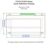 CFAG12232KYYHTA Mechanical Drawing CFAG12232KYYHTA Mechanical Drawing