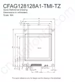 CFAG128128A1TMITZ Mechanical Drawing CFAG128128A1TMITZ Mechanical Drawing