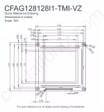 CFAG128128I1TMIVZ Mechanical Drawing CFAG128128I1TMIVZ Mechanical Drawing
