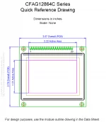 CFAG12864CTMITN Mechanical Drawing CFAG12864CTMITN Mechanical Drawing