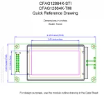 CFAG12864KSTITN Mechanical Drawing CFAG12864KSTITN Mechanical Drawing