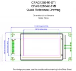CFAG12864KTMITN Mechanical Drawing CFAG12864KTMITN Mechanical Drawing