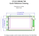 CFAG12864MTMITN Mechanical Drawing CFAG12864MTMITN Mechanical Drawing