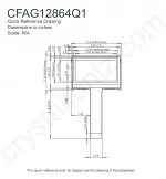 CFAG12864Q1TMI Mechanical Drawing CFAG12864Q1TMI Mechanical Drawing