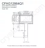 CFAG12864Q1TMI Mechanical Drawing CFAG12864Q1TMI Mechanical Drawing