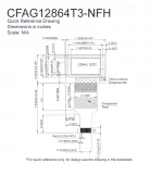 CFAG12864T3NFH Mechanical Drawing CFAG12864T3NFH Mechanical Drawing