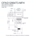 CFAG12864T3NFH Mechanical Drawing CFAG12864T3NFH Mechanical Drawing