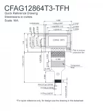 CFAG12864T3TFH Mechanical Drawing CFAG12864T3TFH Mechanical Drawing