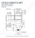 CFAG12864T4NFI Mechanical Drawing CFAG12864T4NFI Mechanical Drawing