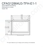 CFAG12864U3TFHE11 Mechanical Drawing CFAG12864U3TFHE11 Mechanical Drawing