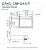 CFAG12864U4NFI Mechanical Drawing CFAG12864U4NFI Mechanical Drawing
