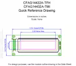 CFAG14432ATMITT Mechanical Drawing CFAG14432ATMITT Mechanical Drawing