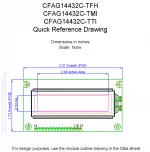 CFAG14432CTTITT Mechanical Drawing CFAG14432CTTITT Mechanical Drawing