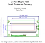CFAG14432CYYHTT Mechanical Drawing CFAG14432CYYHTT Mechanical Drawing