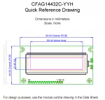 CFAG14432CYYHTT Mechanical Drawing CFAG14432CYYHTT Mechanical Drawing