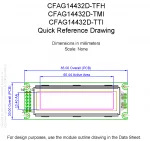 CFAG14432DTTITT Mechanical Drawing CFAG14432DTTITT Mechanical Drawing
