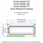 CFAG14432ETFHTT Mechanical Drawing CFAG14432ETFHTT Mechanical Drawing