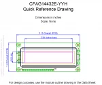 CFAG14432EYYHTT Mechanical Drawing CFAG14432EYYHTT Mechanical Drawing