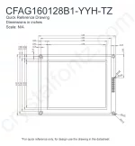 CFAG160128B1YYHTZ Mechanical Drawing CFAG160128B1YYHTZ Mechanical Drawing