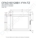 CFAG160128B1YYHTZ Mechanical Drawing CFAG160128B1YYHTZ Mechanical Drawing