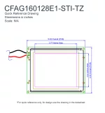 CFAG160128E1STITZ Mechanical Drawing CFAG160128E1STITZ Mechanical Drawing