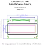 CFAG16032CYYHTT Mechanical Drawing CFAG16032CYYHTT Mechanical Drawing